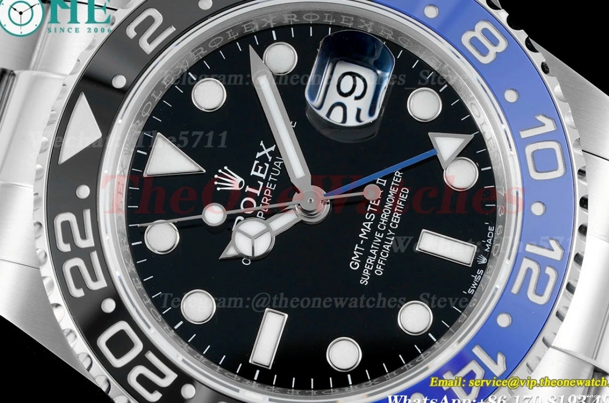 Master King GMT 904L 126710 VR3186 Oys BLNR SS CHS Dial Black II SS 0414